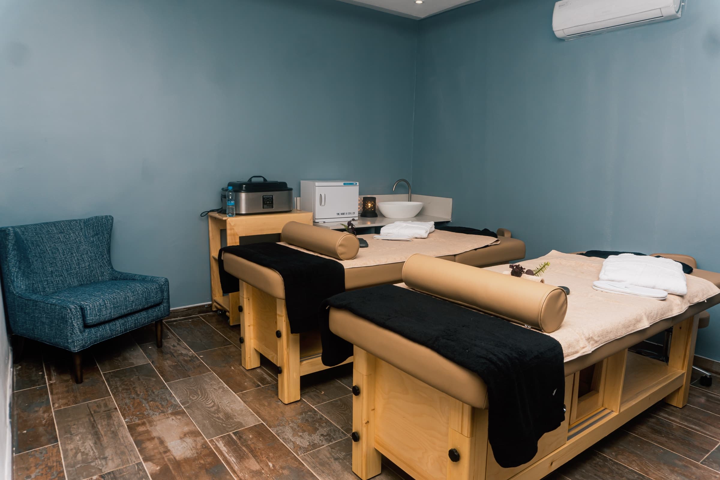 A treatment room at MaMoyo Kabulonga