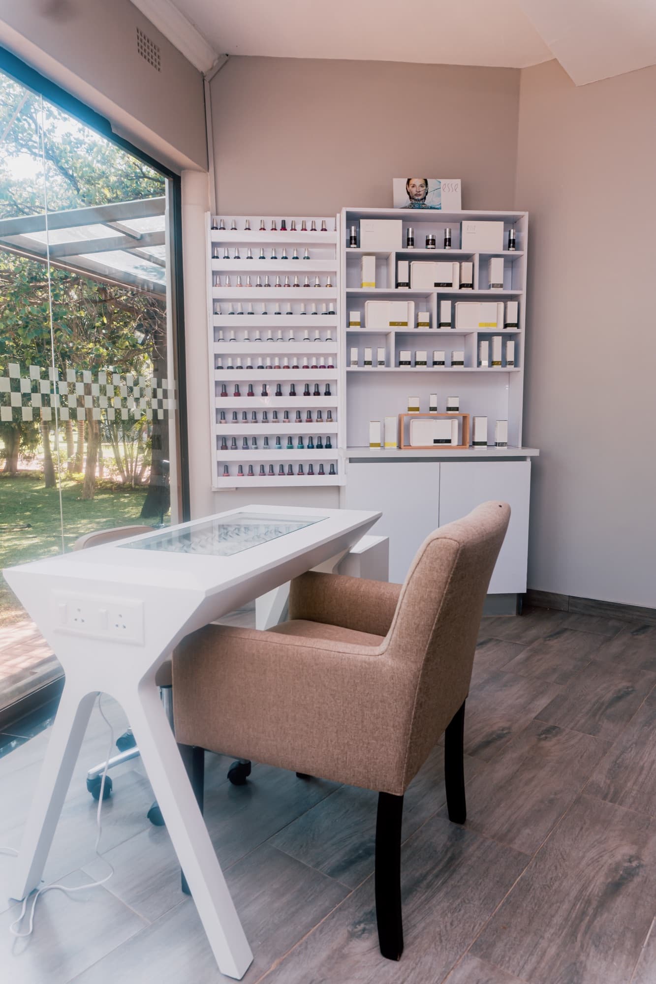 The nail and skincare studio at MaMoyo